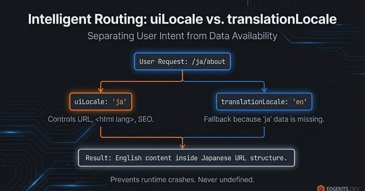 Split Brain architecture decoupling user intent from data availability to prevent runtime crashes